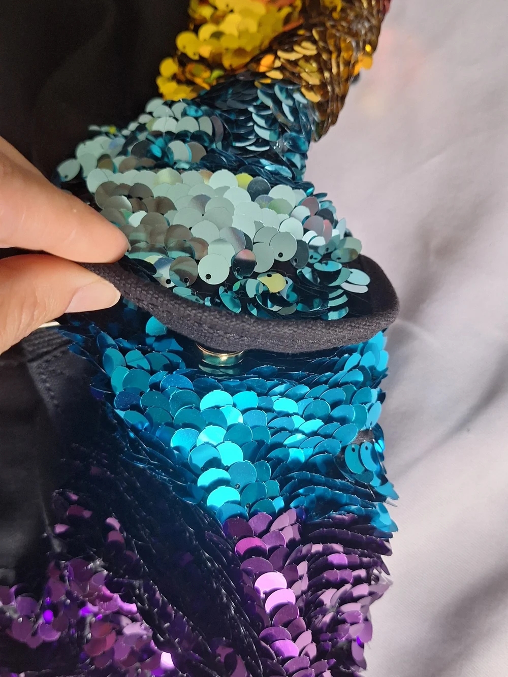 PINK Victoria's Secret Multi-Color Sequin Backpack - Rainbow Sequin Women’s Bag